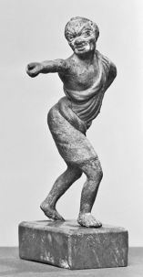 Αγαλματίδιο κωμικού. Χάλκινο, 1ου αιώνα μ.Χ. Βαλτιμόρη, μουσείο τέχνης Walters